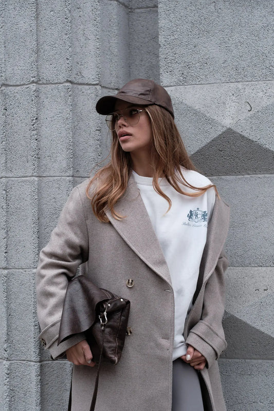 The Club Women Sweatshirt – Off White/Blue Baltics Leisure Club