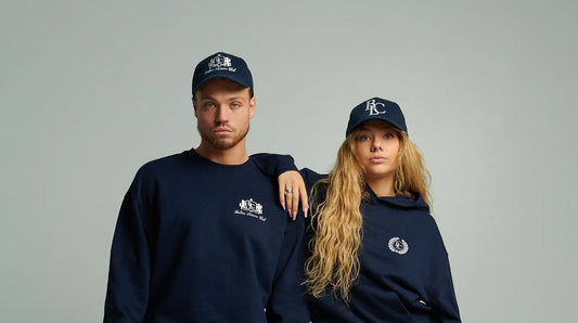 The Club Embroidered Cap – Navy - Baltics Leisure Club