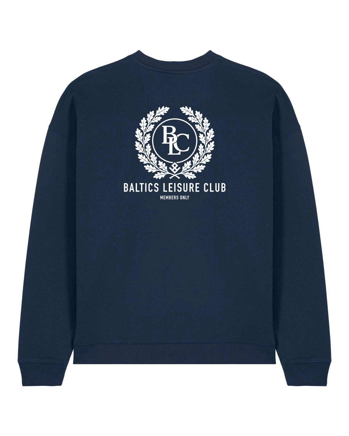 The Heritage Women Sweatshirt – Navy/ White Baltics Leisure Club
