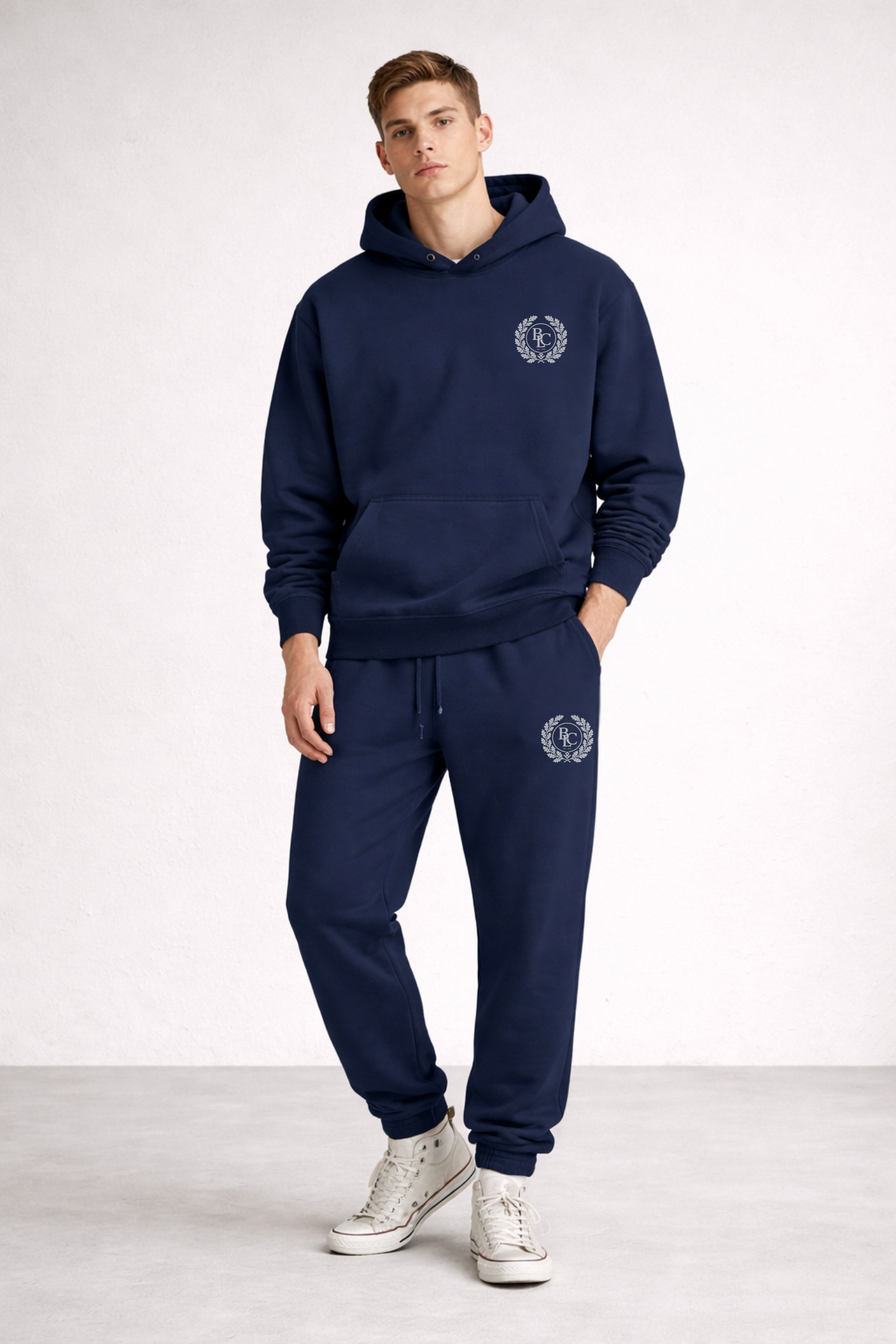 The Heritage Hoodie – French Terry Embroidered Baltics Leisure Club