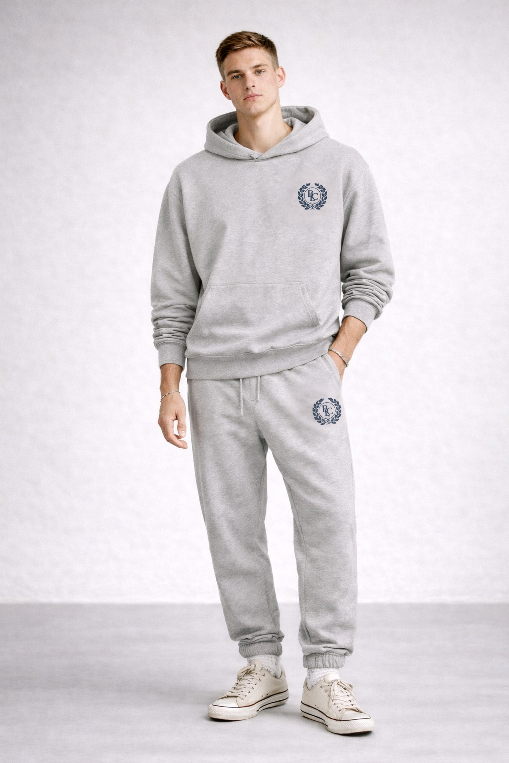 The Heritage Hoodie – French Terry Embroidered Baltics Leisure Club