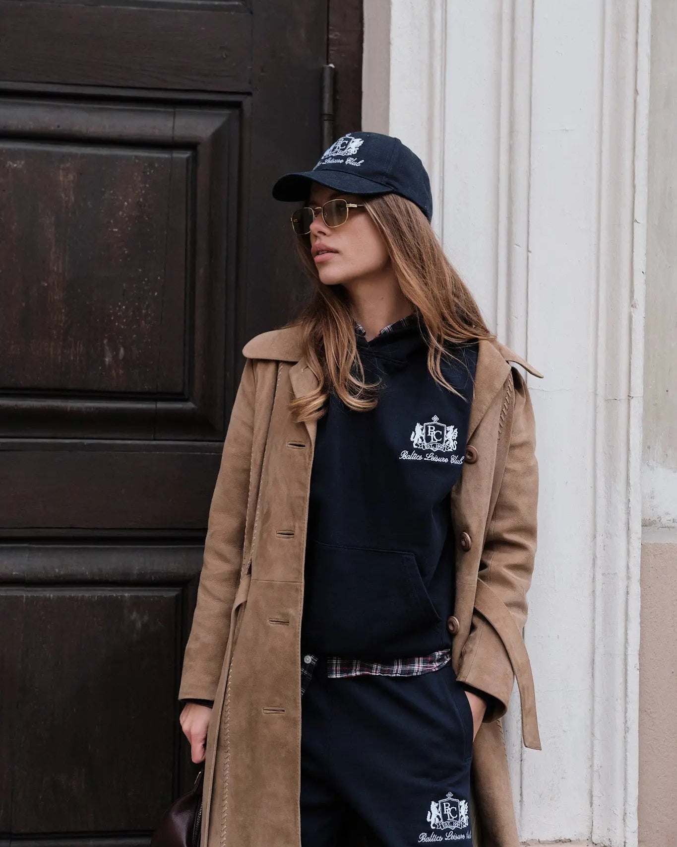 The Club Embroidered Navy Cap - Baltics Leisure Club