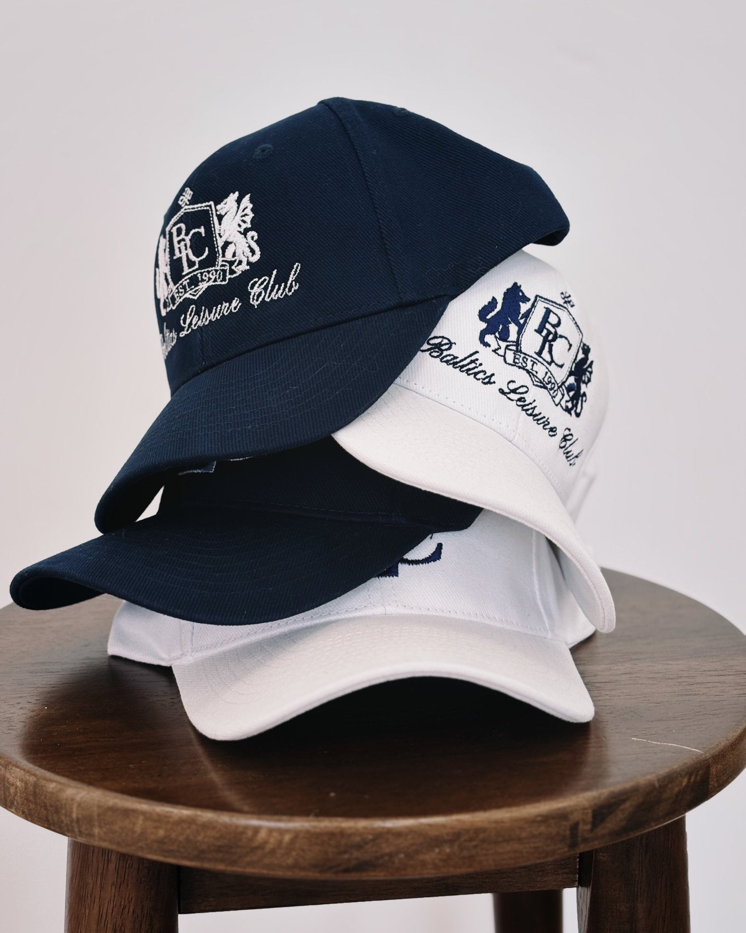 The Club Embroidered Navy Cap - Baltics Leisure Club