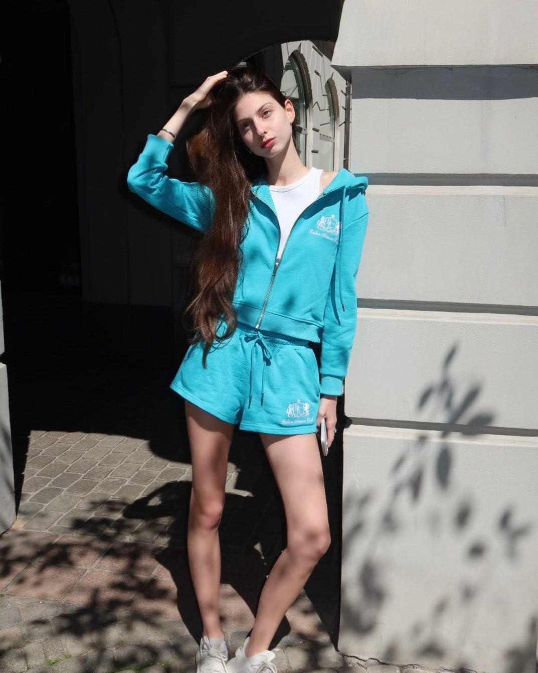 The Club Mini Shorts - Lagoon Green - Baltics Leisure Club