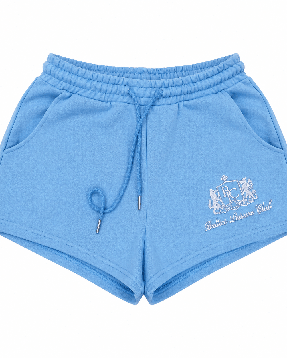 The Club Mini Shorts - Powder Blue - Baltics Leisure Club