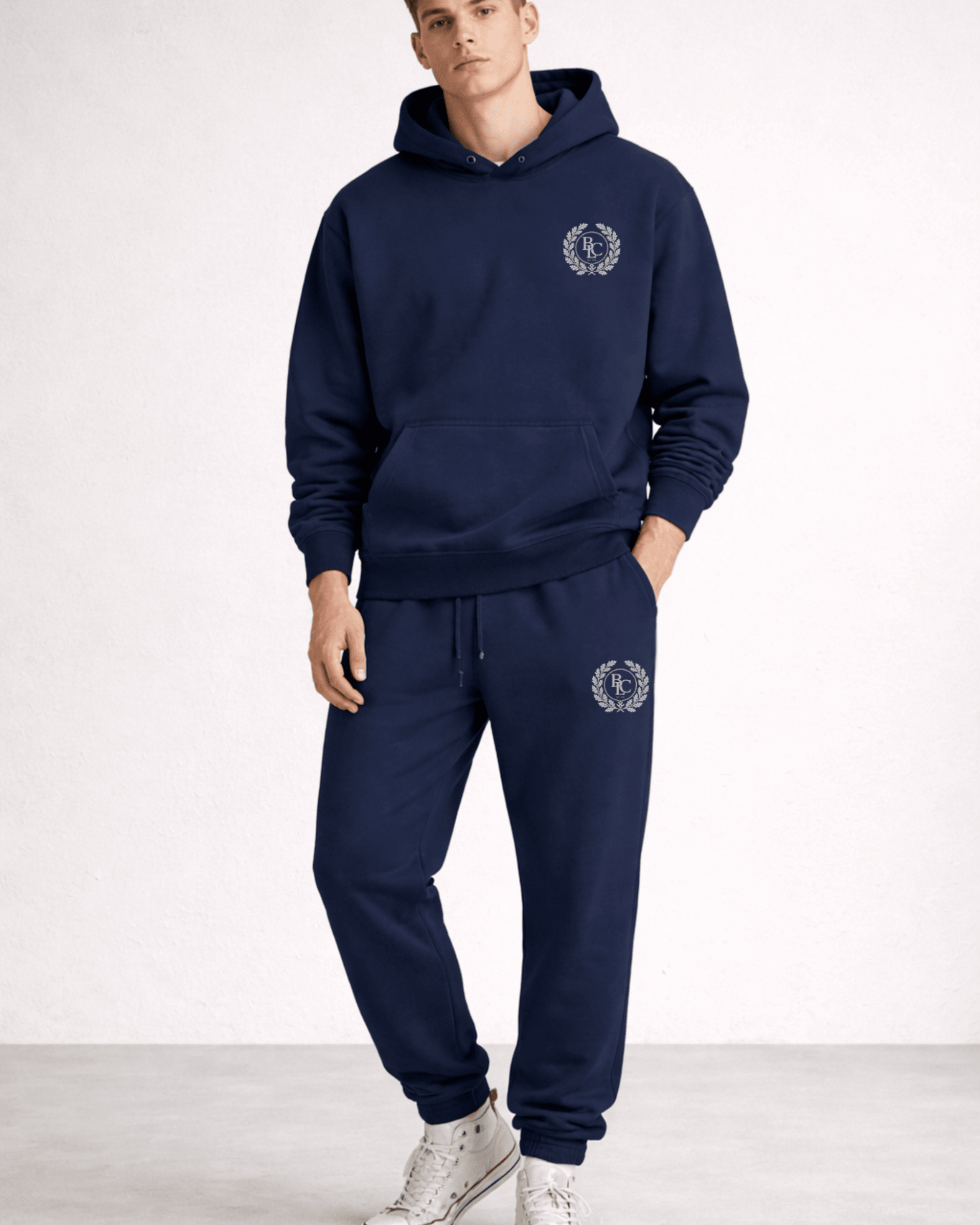 The Heritage Hoodie – French Terry Embroidered - Baltics Leisure Club