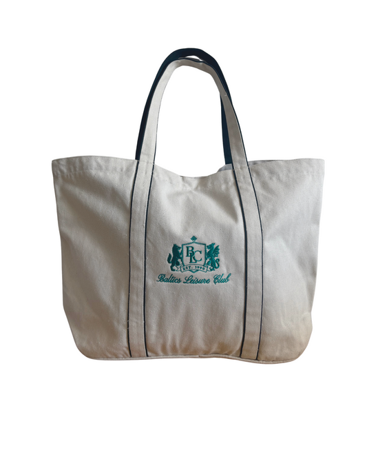 The Club Light Blue Edition Embroidered Tote - Baltics Leisure Club
