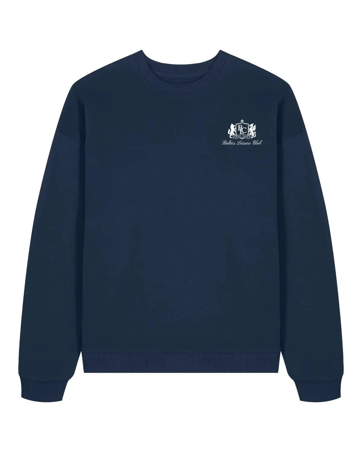 The Club Women Sweatshirt – Navy/White Baltics Leisure Club