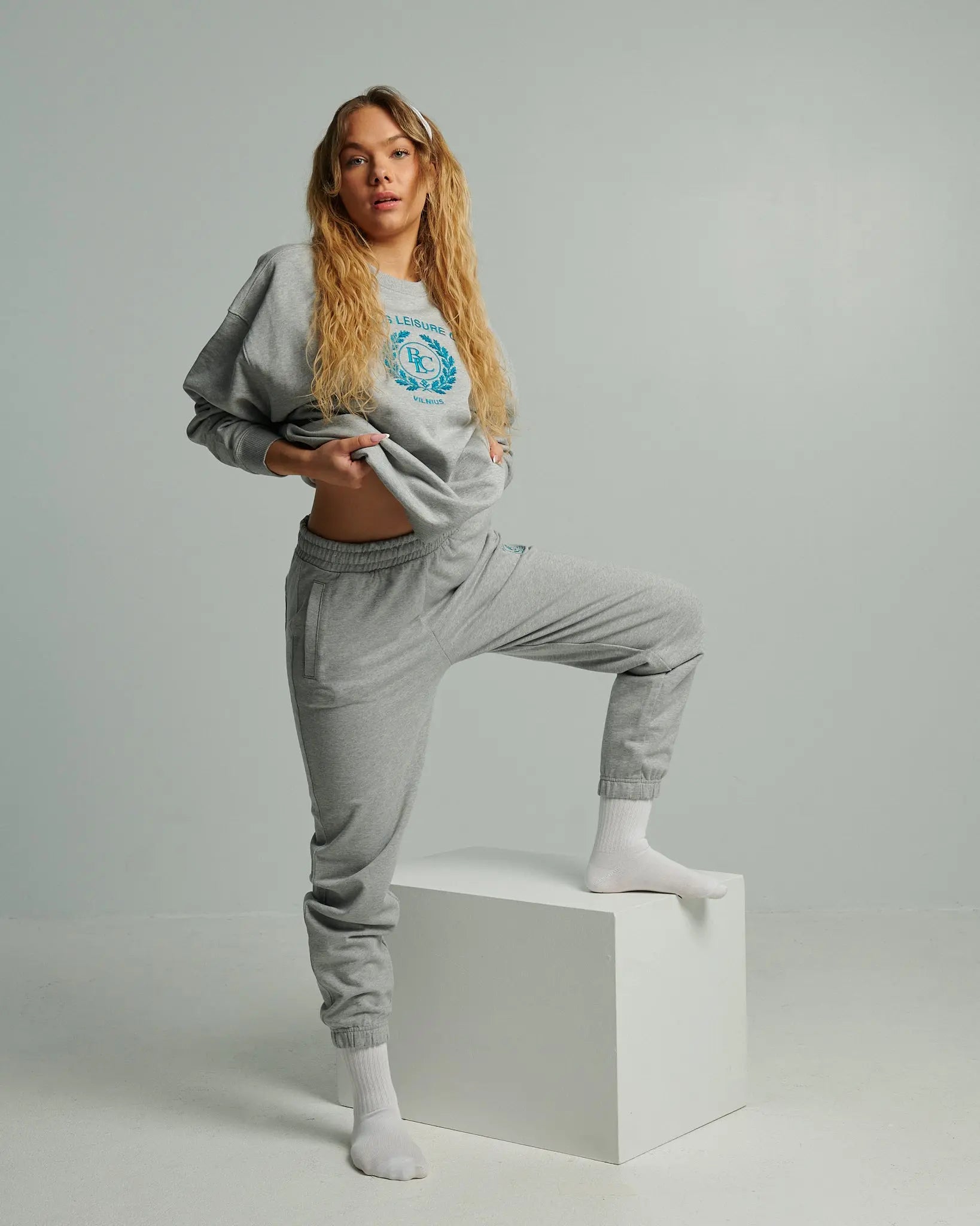 The Emblem Light Blue Edition Sweatshirt - Baltics Leisure Club