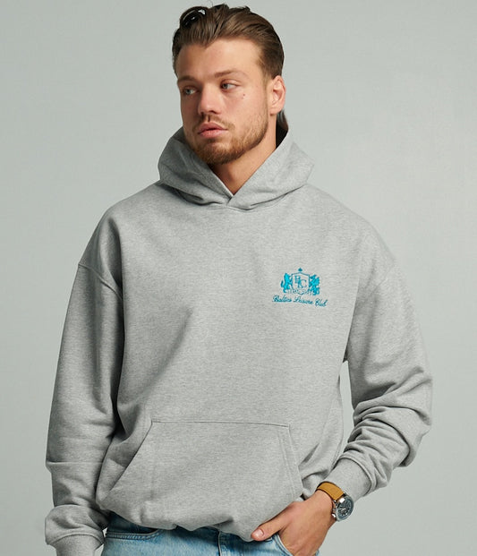The Club Light Blue Edition Hoodie – French Terry Embroidered - Baltics Leisure Club