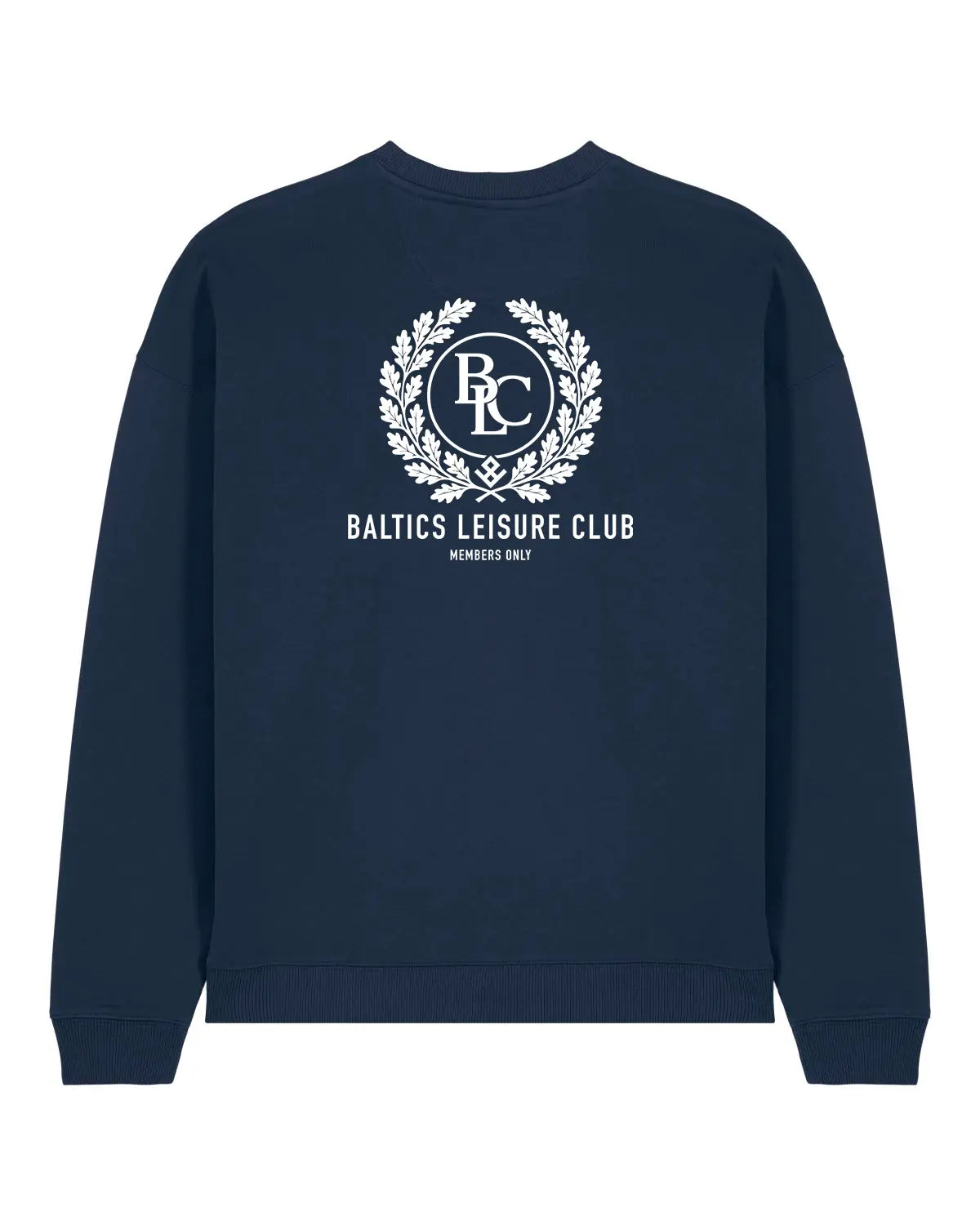The Heritage Women Sweatshirt – Navy/ White Baltics Leisure Club