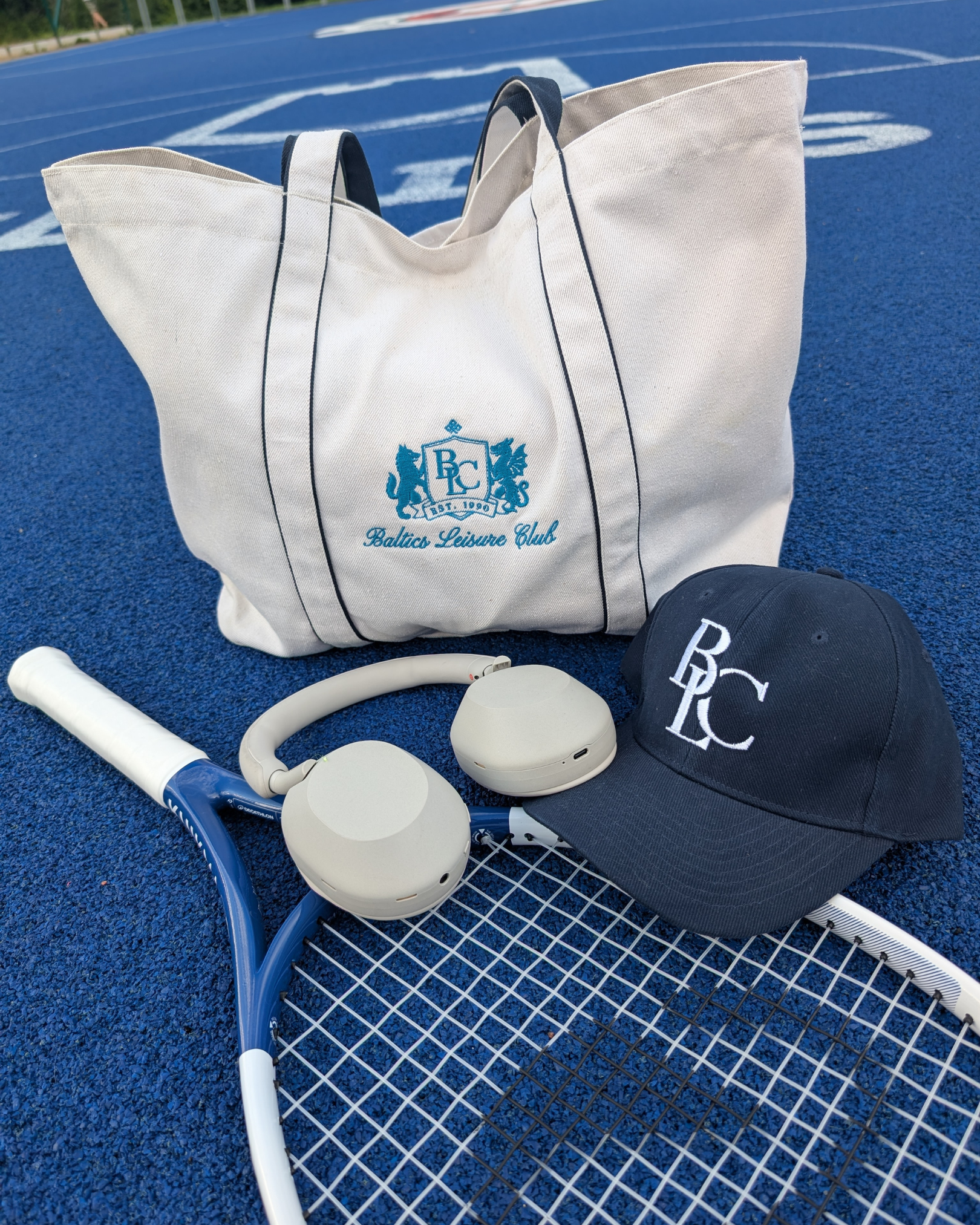 The Club Light Blue Edition Embroidered Tote - Baltics Leisure Club