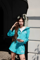 Lagoon Green Club Hoodie & Shorts Set - Baltics Leisure Club