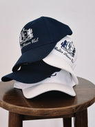 The Club Embroidered Navy Cap - Baltics Leisure Club
