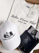 The Club Embroidered White Cap - Baltics Leisure Club