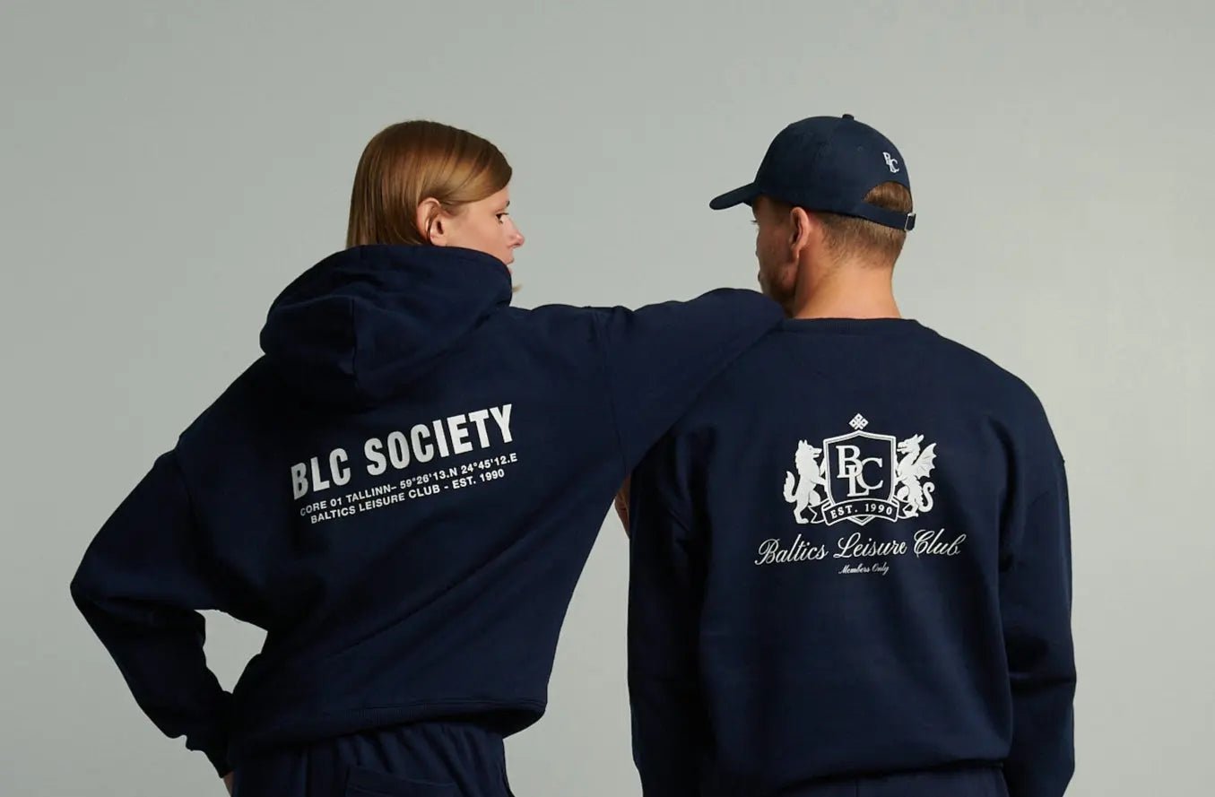 The Club Men Sweatshirt – Navy - Baltics Leisure Club