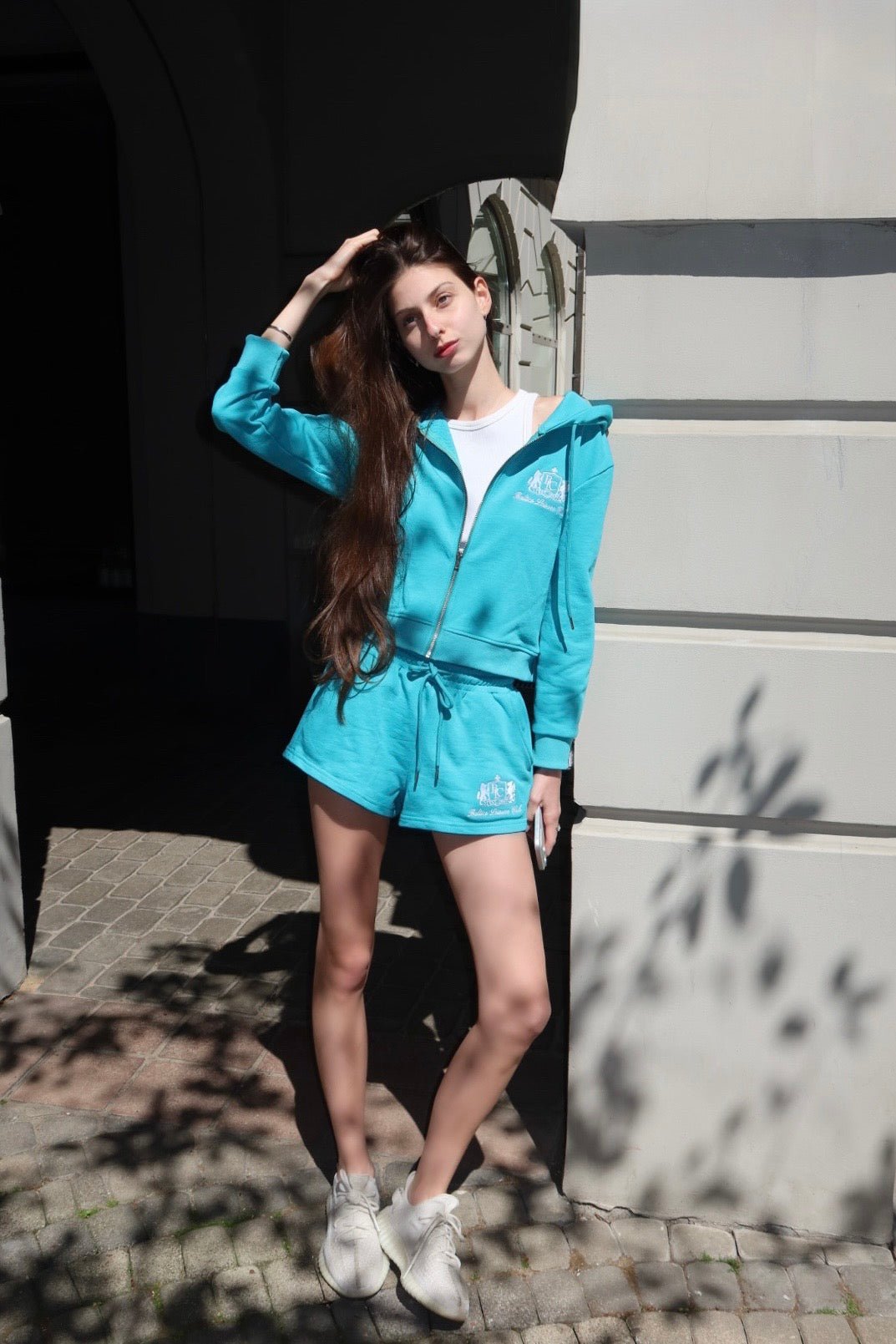 The Club Mini Shorts - Lagoon Green - Baltics Leisure Club