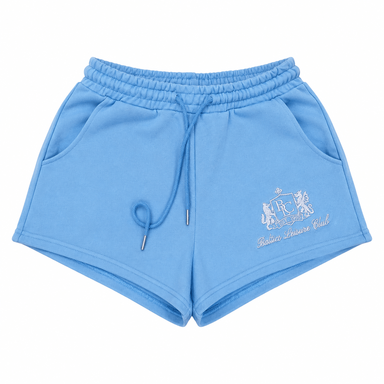 The Club Mini Shorts - Powder Blue - Baltics Leisure Club