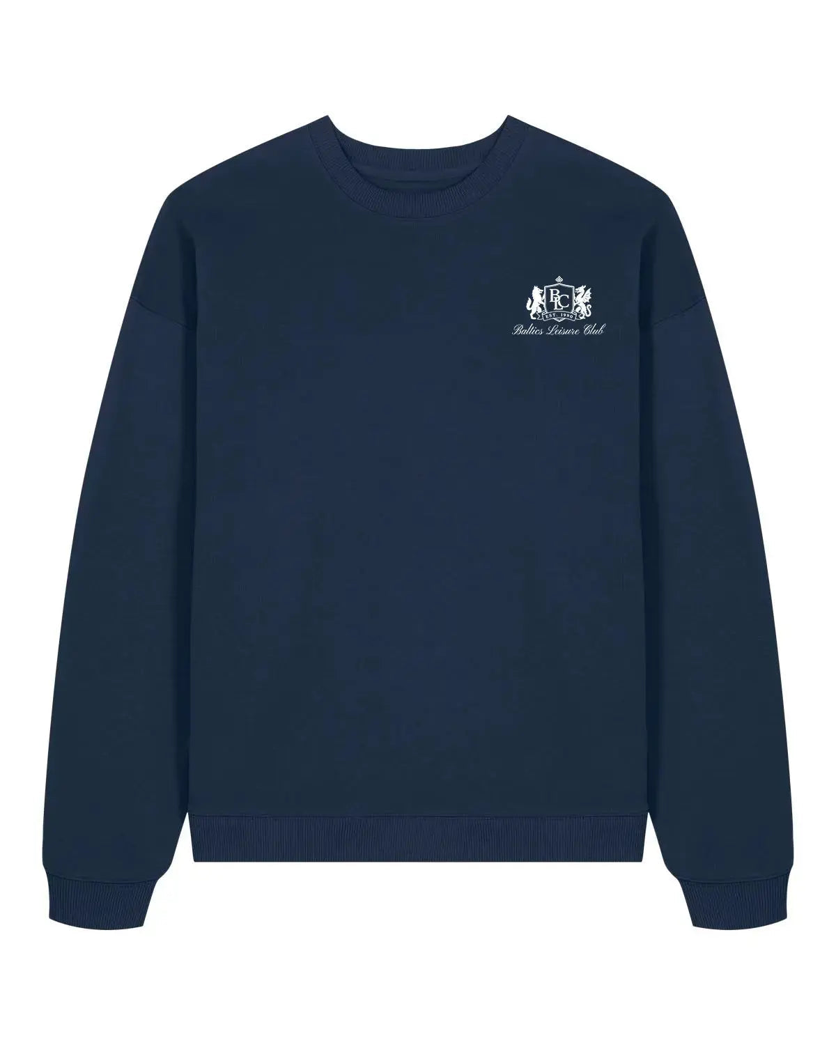 The Club Women Sweatshirt – Navy/White - Baltics Leisure Club
