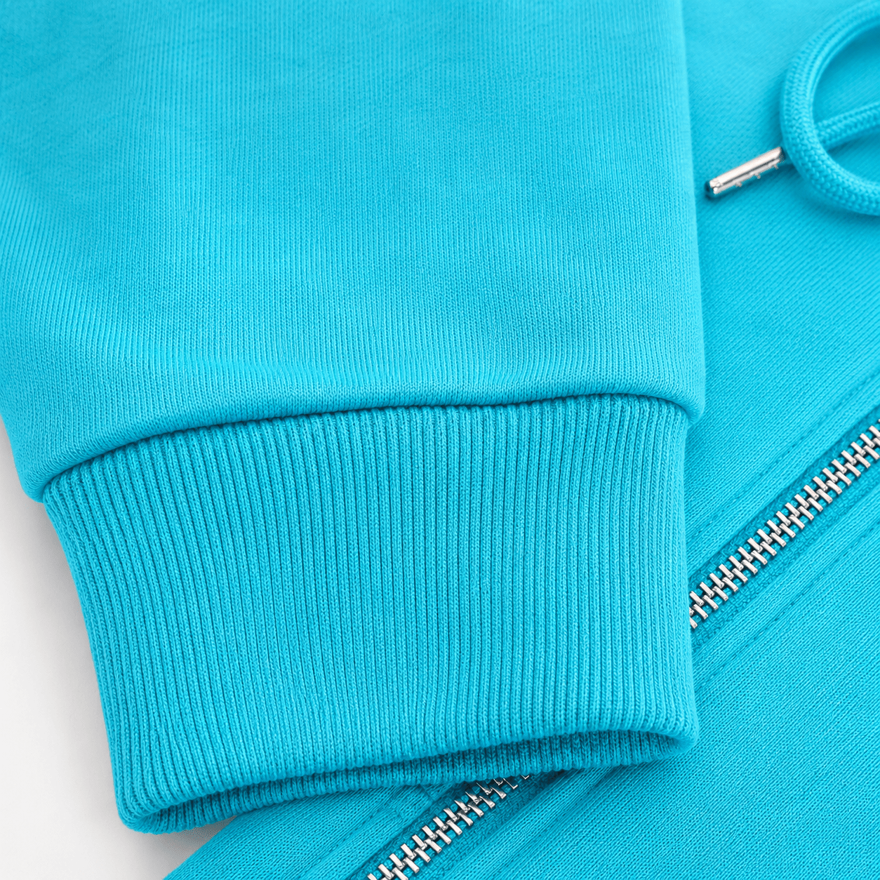 The Club Zipped Hoodie - Lagoon Green - Baltics Leisure Club