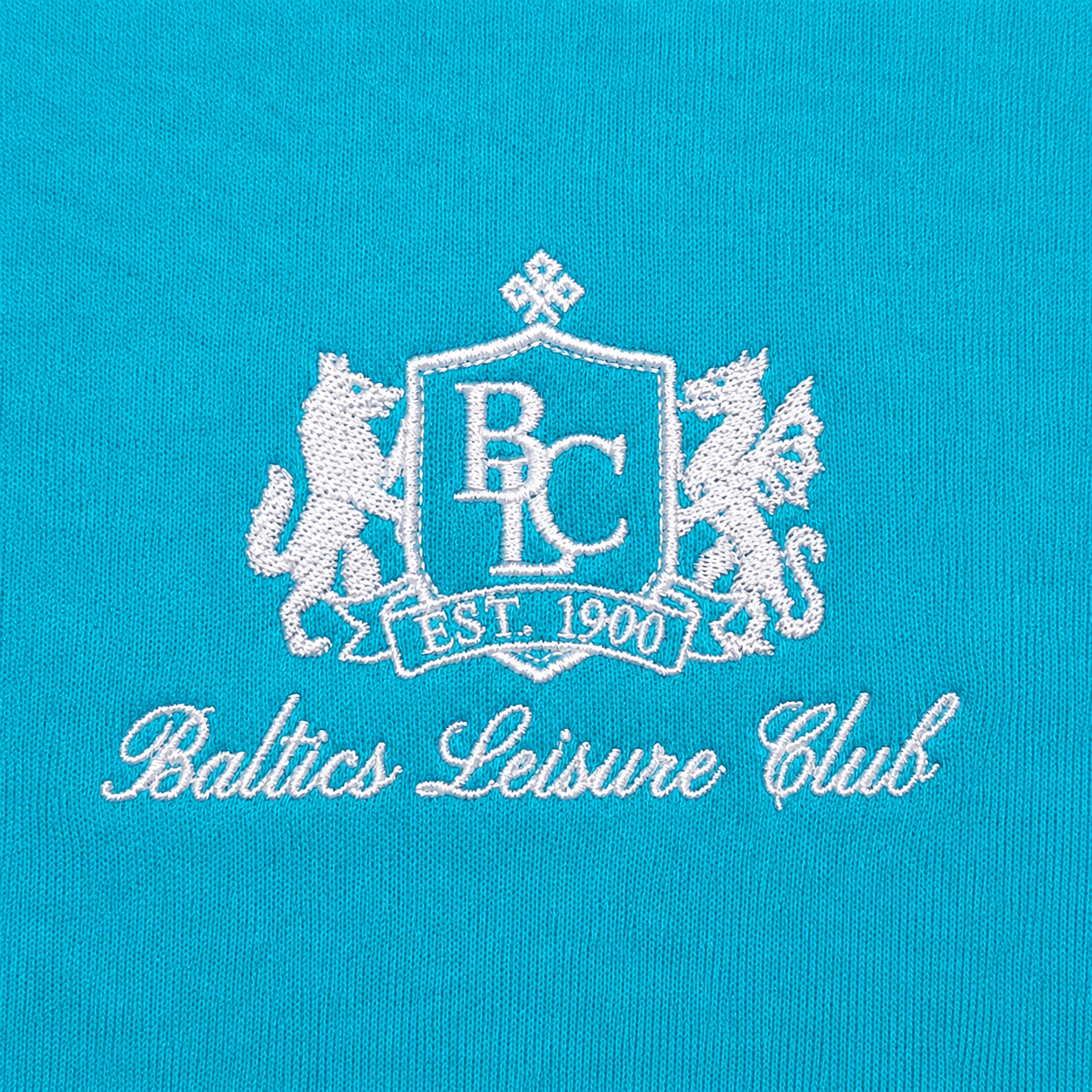 The Club Zipped Hoodie - Lagoon Green - Baltics Leisure Club