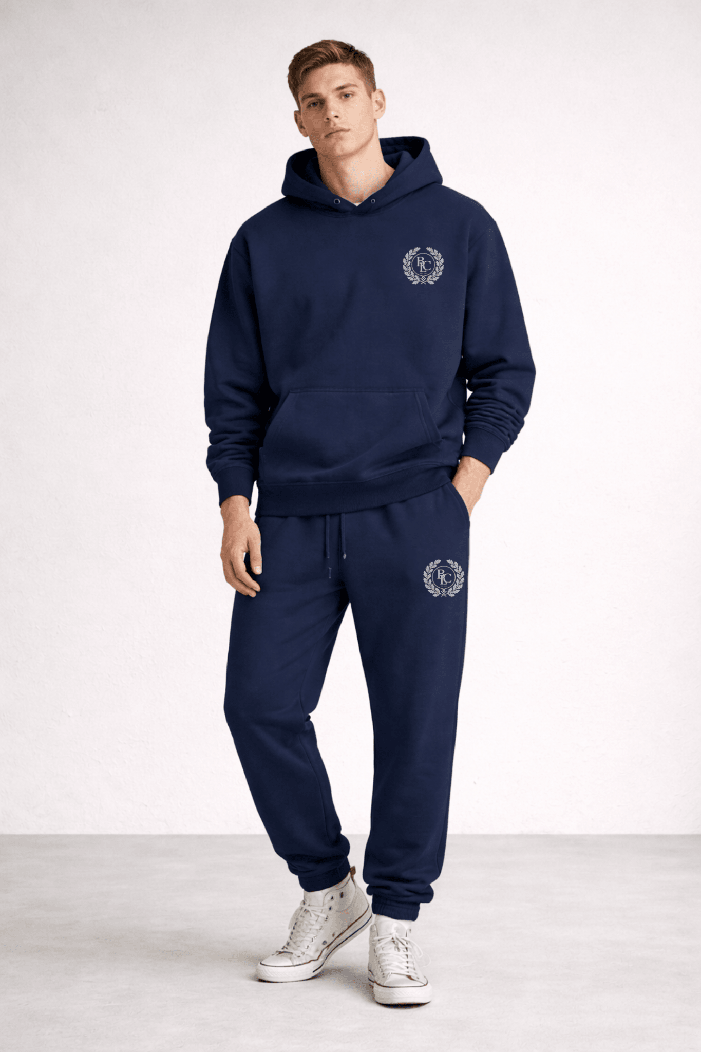The Heritage Hoodie – French Terry Embroidered - Baltics Leisure Club