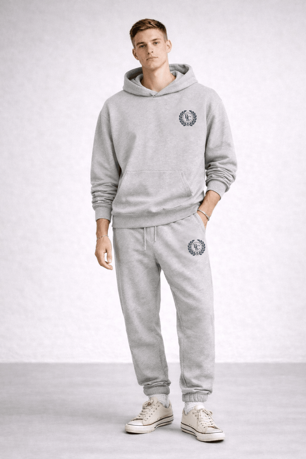 The Heritage Hoodie – French Terry Embroidered - Baltics Leisure Club