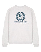 The Heritage Women Sweatshirt – Cool Heather Grey/ Blue - Baltics Leisure Club