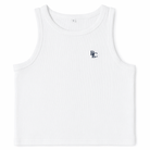 The Monogram Cropped Tank Top - Baltics Leisure Club