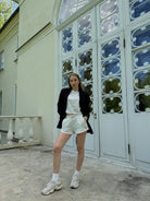 The Monogram Mini Shorts - Baltics Leisure Club