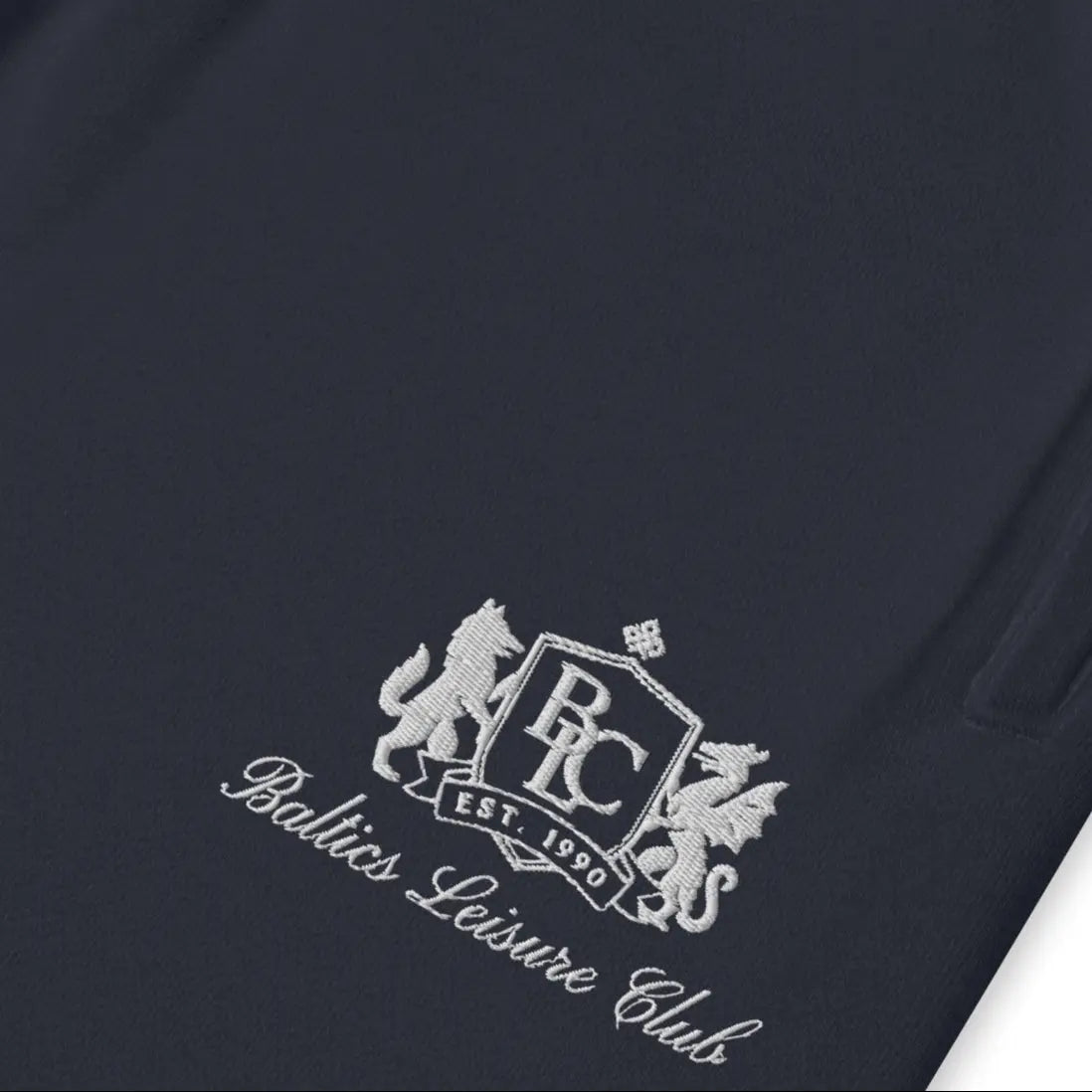 The Club Unisex Sweatpants – Embroidered Baltics Leisure Club